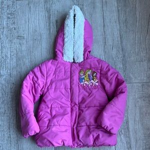 Disney Princess Pink and Sparky‎ Jacket Size 5/6